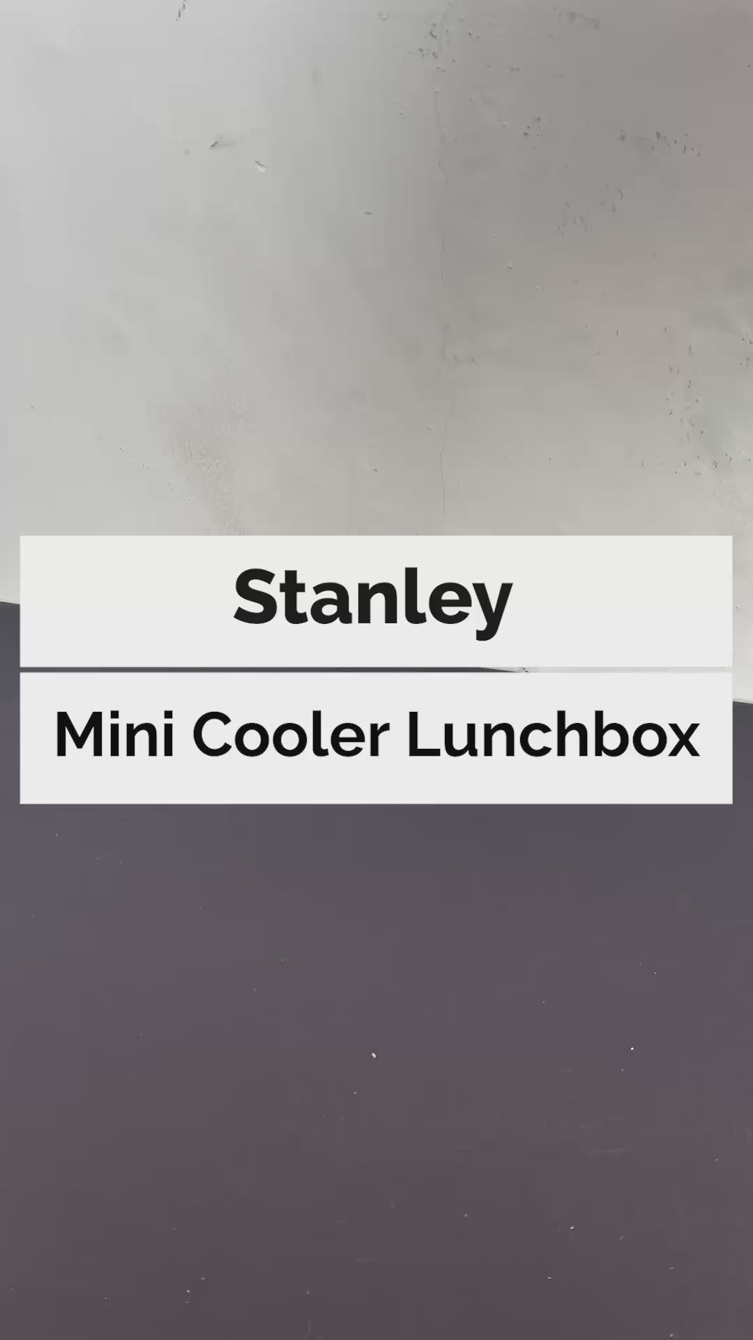 Load video: Stanley Mini Cooler Lunchbox