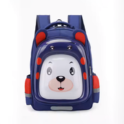 3D Cartoon Blue Backpack