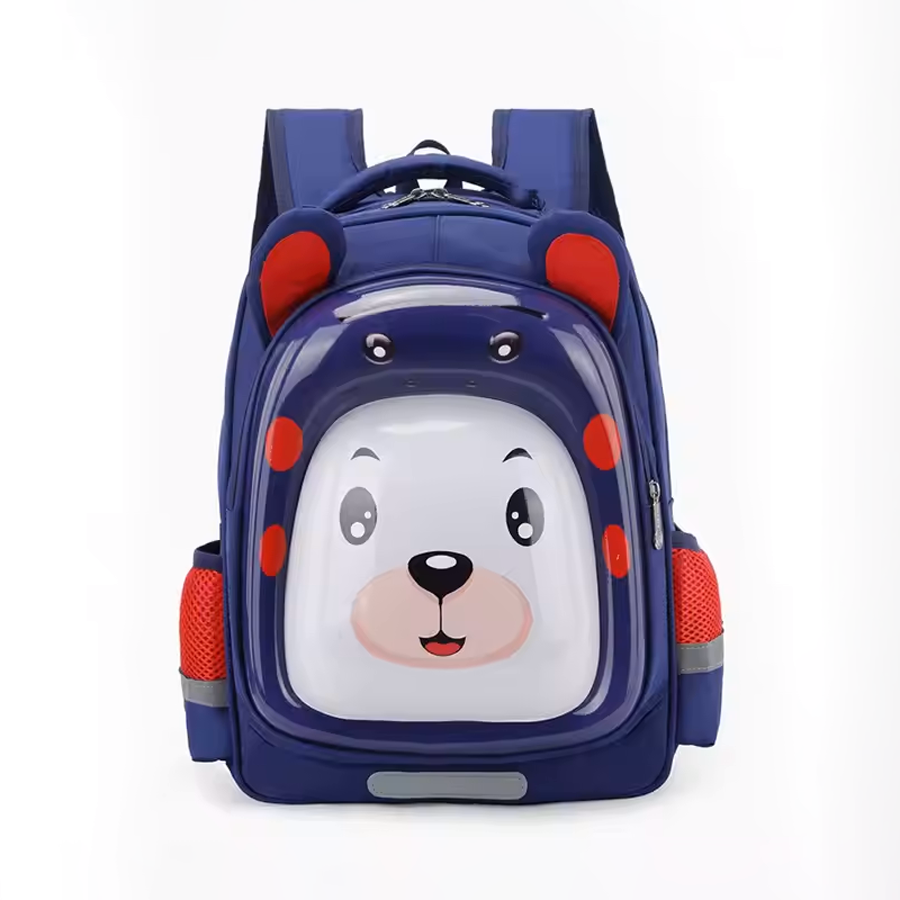 3D Cartoon Blue Backpack