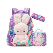 Fairy Bunny 3 Pieces Backpack