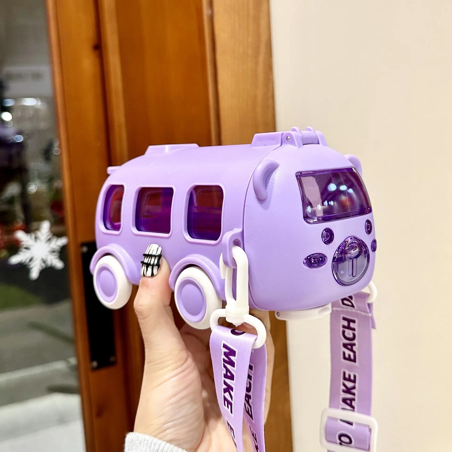 Cute Kids Bus Bottle