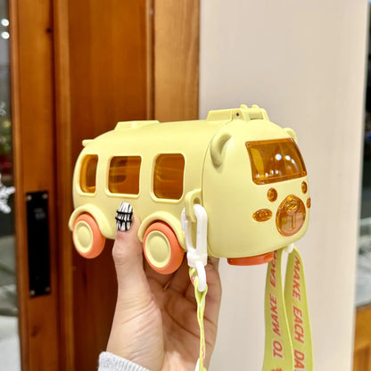 Cute Kids Bus Bottle