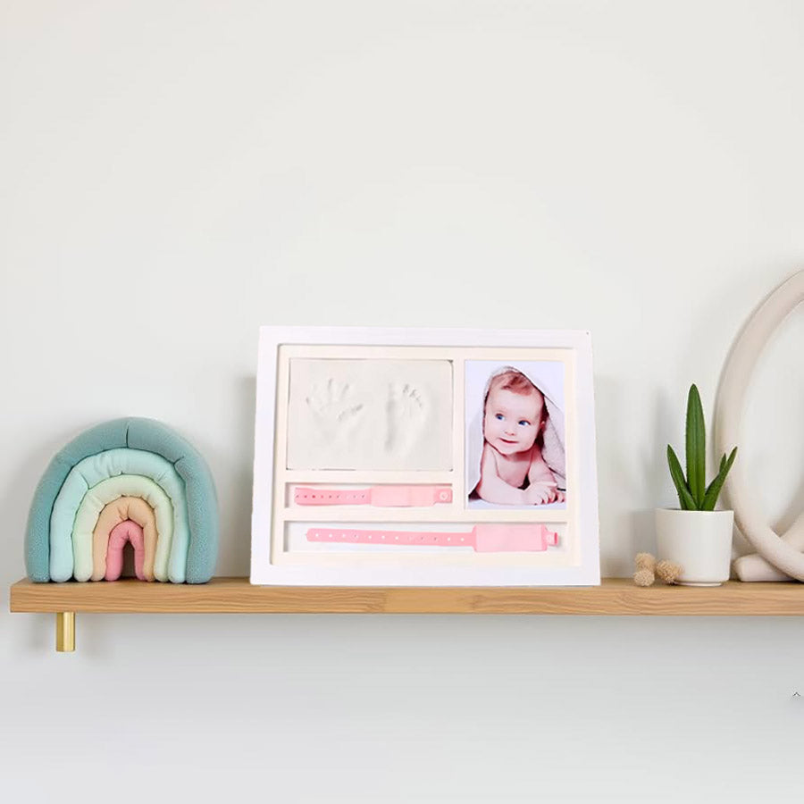 Hand and Footprint Clay Photo Frame Kit