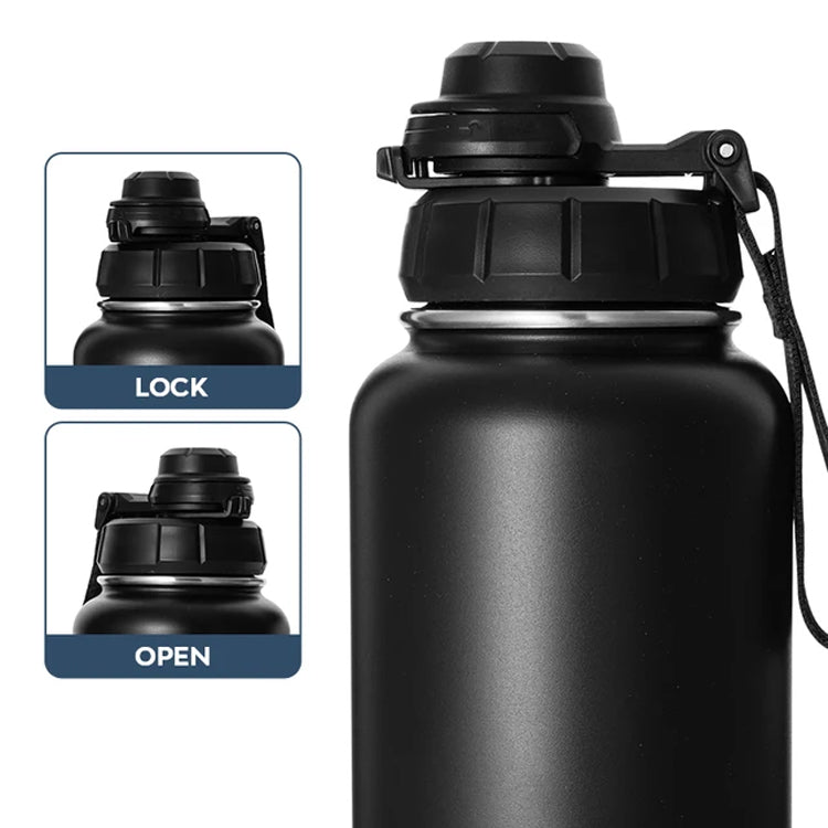 Everich Vacuum Insulated Bottle with Storage