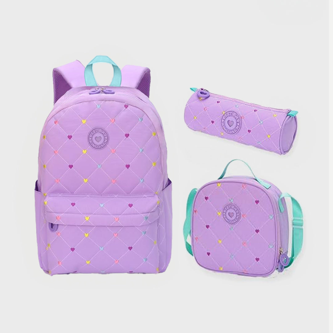 Purple Hearts 3 Pieces Set